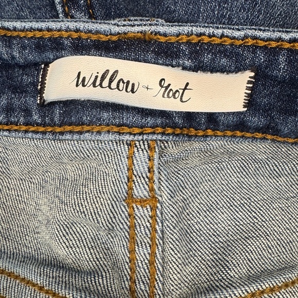 Willow Root Jeans Womens  The Mom Fit High Rise casual Denim Stretch. - Picture 8 of 9